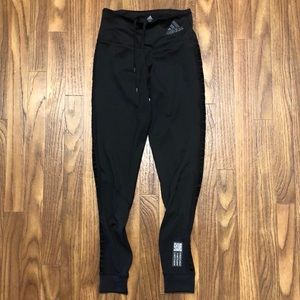 Adidas Black Prime Blue Leggings Size Xsmal